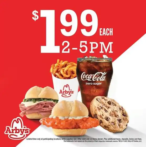 Arby’s Crispy Juicy Chicken Updated Price List