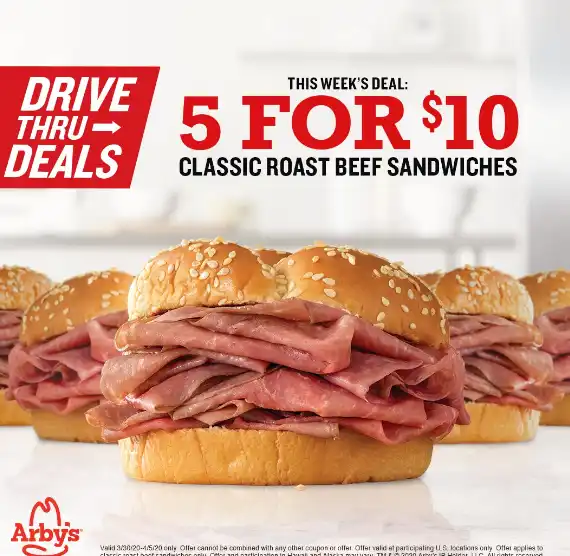 Arby’s Limited Time Only Menu with Prices