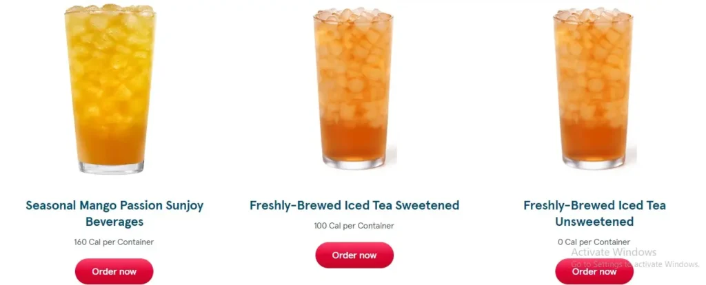 Chick-fil-A Menu Price Beverages 