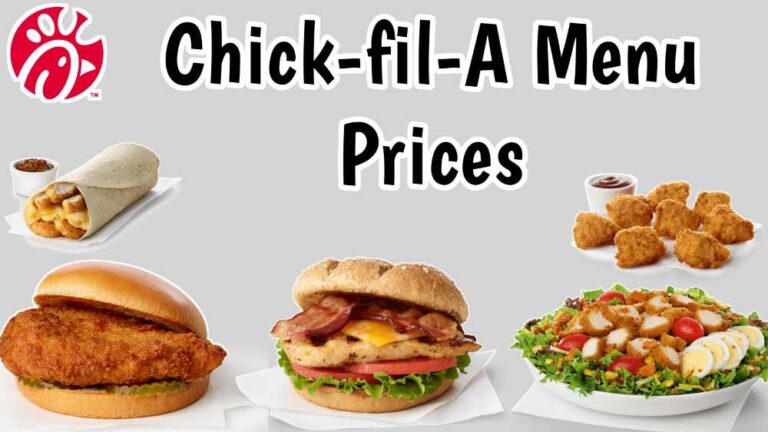 Chick-fil-A USA MENU PRICES UPDATED FEBRUARY 2024