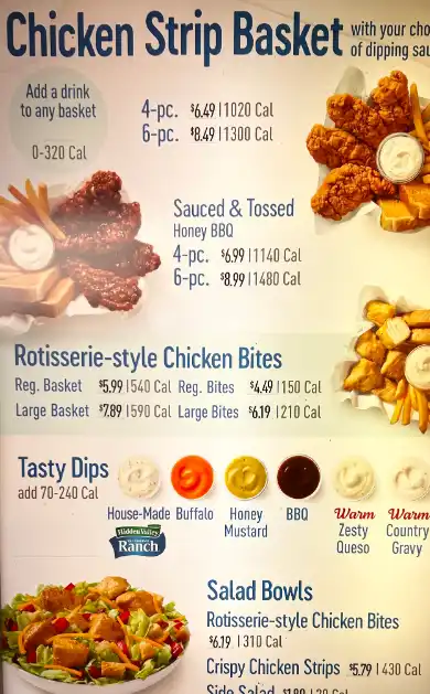 Dairy Queen Chicken Strip Baskets Prices 