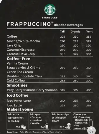 Hot Breakfast Prices Starbucks