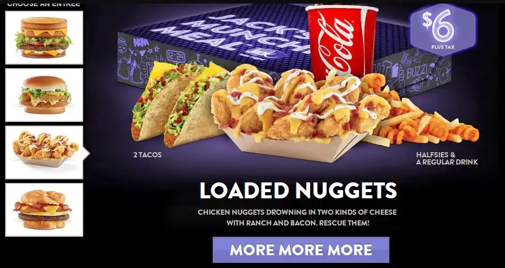 Jack in the Box Burger Combos Updated Prices