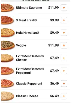 Little Caesars Create Your Own Pizza Menu and Prices