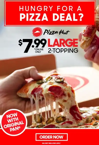 Pizza Hut Medium Specialty Pizza Prices