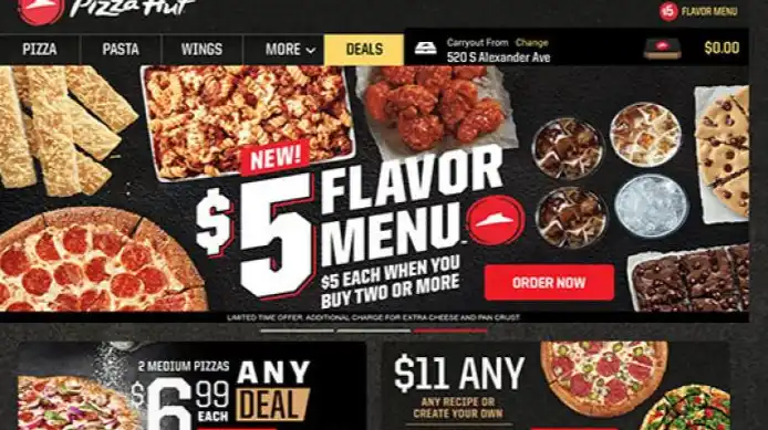 Pizza Hut Melts Menu and Updated Prices