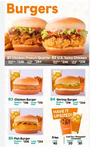 Popeyes Beverages Updated Prices