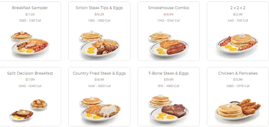 Thick ‘N Fluffy French Toast Menu Prices