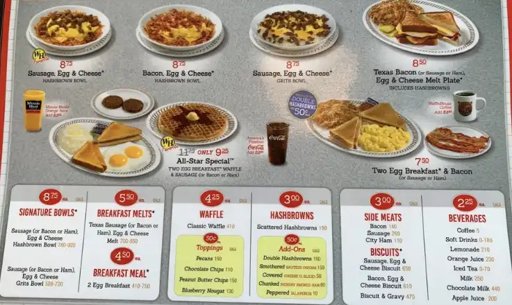 Waffle House Chili Updated Menu Prices