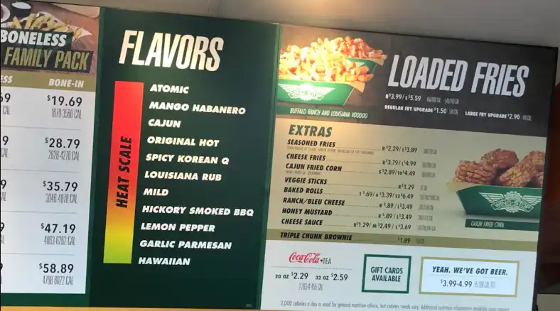 Wingstop Dips & Flavors Price