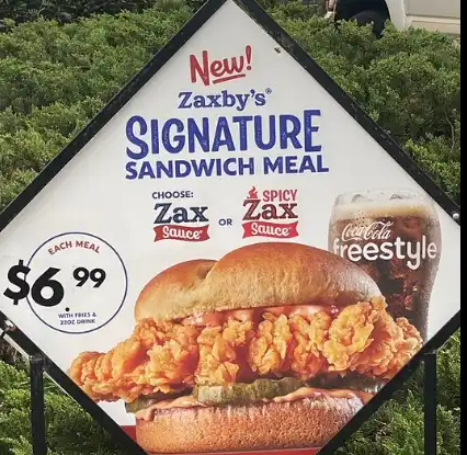 Zaxby’s Sandwich Mealz Updated Prices