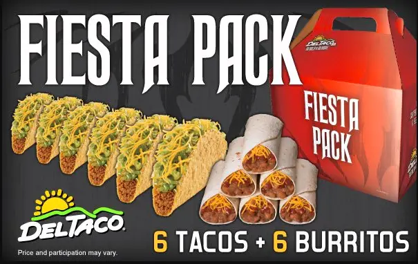 Del Taco Fiesta Packs