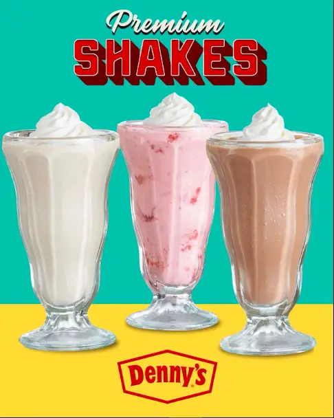 Denny’s Milk Shakes