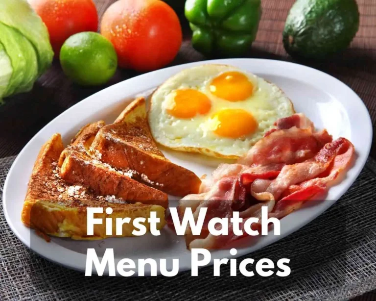 First Watch MENU PRICES USA UPDATED 2024