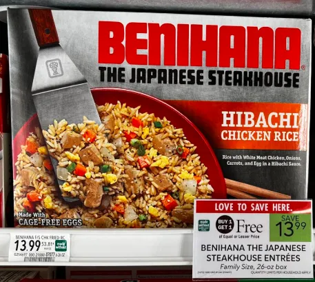 Benihana Signature hibachi fried rice Price