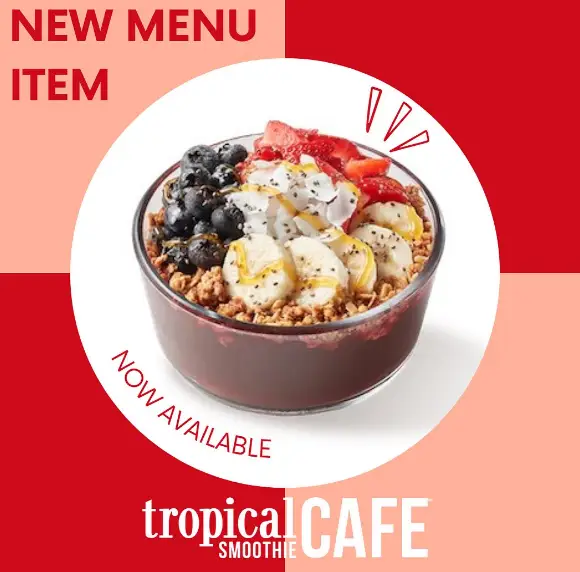 Tropical Smoothie Cafe MENU USA PRICES UPDATED 2024